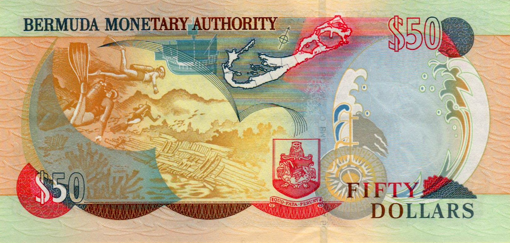 Bermuda 50 2000 UNC P-54/a